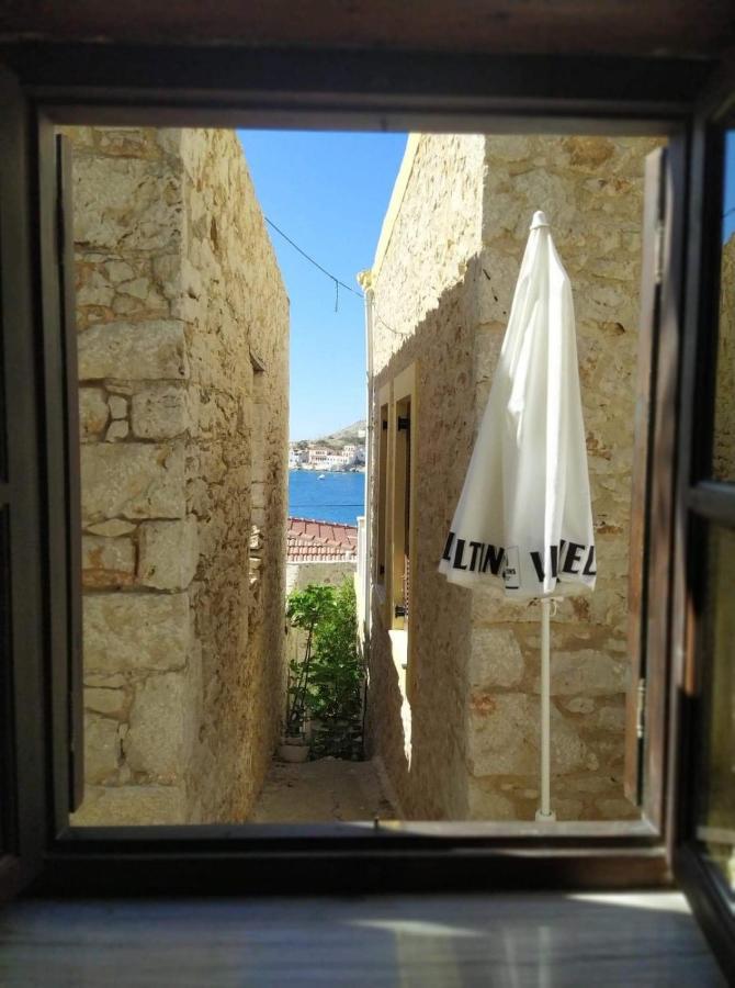 Rosalia Apartments Chalki Town Exterior foto