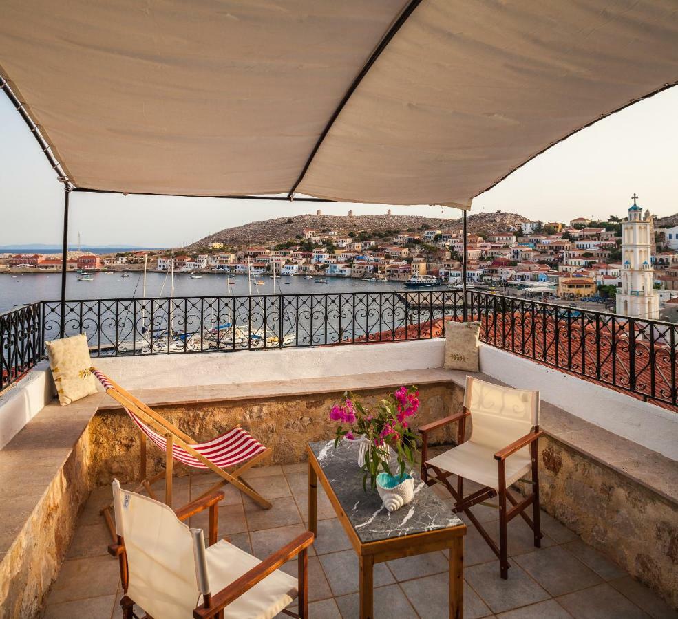 Rosalia Apartments Chalki Town Exterior foto